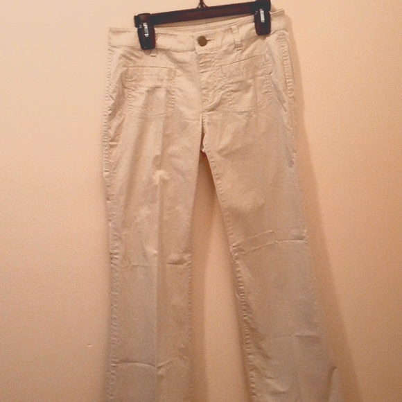 CAbi Pants & Jumpsuits Cabi Beige Cotton Pants Poshmark